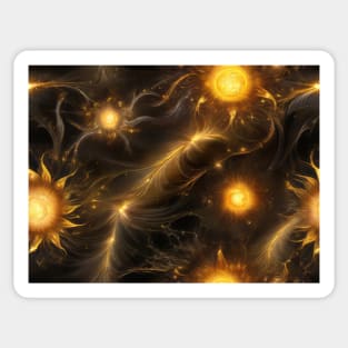 Vibrant cosmic explosion Sticker